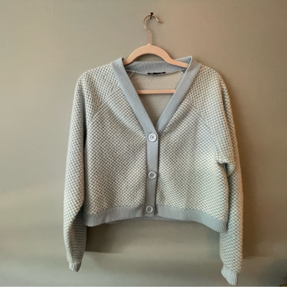 Zara Cardigan (checkered)